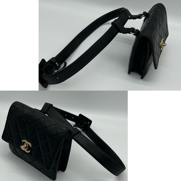 ❌SOLD❌Authentic Chanel vintage lambskin Belt bag - Picture 7 of 16
